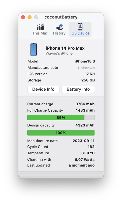 V2EX-最热主题售后新换的电池异常坚挺#v2exMilkyWayne: iPhone14 ProMax ，使用不到一年电池健康度就掉到了 80%，能明显感觉到续航下降