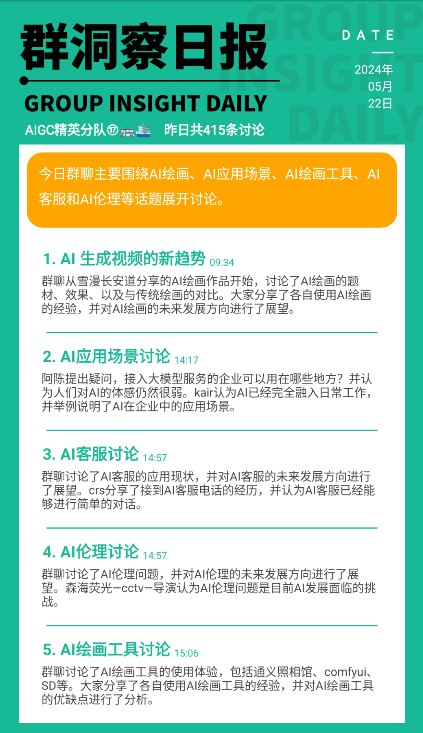 [创业 10 年欠债 3 个亿]在上失信人名单之前做了一个微信群总结的机器人&小程序,请大家进来给予无情的批判吧!zuocz: 今年创业整 10 年,期间跟着大老板稀里糊涂签了无限连带,现在上市失败触发对赌,本金 2 个小目标,利息 1.5 个小目标.其中一家投资人已经在申请仲裁了,在 5 月 15 号刚第一次开庭完.毕竟上失信人名单后会影响找工作,利用这一年时间做了一个微信群总结的机器人,争取在成为老赖以后能糊口养活老婆孩子.-------产品介绍分割线------------------群洞察微信小程序基本功能是可以总结微信群聊每天的内容,并将总结日报发送到群里,也可以在小程序中统一查看.实现方案如下:1,利用安卓无障碍实现记录群消息2,ChatGPT 对群消息进行总结3,总结 1 展示在微信小程序(图 1),2 整理成日报形式(图 2)发送到群里.大家觉得这个项目可行性如何? 有前途吗?为什么?另外有什么建议吗?图 1,总结展示在微信小程序图 2,总结整理成日报形式图 3,机器人自动发日报到群里via V2EX-最热主题 (author: zuocz)[创业 10 年欠债 3 个亿]在上失信人名单之前做了一个微信群总结的机器人&小程序,请大家进来给予无情的批判吧!zuocz: 今年创业整 10 年,期间跟着大老板稀里糊涂签了无限连带,现在上市失败触发对赌,本金 2 个小目标,利息 1.5 个小目标.其中一家投资人已经在申请仲裁了,在 5 月 15 号刚第一次开庭完.毕竟上失信人名单后会影响找工作,利用这一年时间做了一个微信群总结的机器人,争取在成为老赖以后能糊口养活老婆孩子.-------产品介绍分割线------------------群洞察微信小程序基本功能是可以总结微信群聊每天的内容,并将总结日报发送到群里,也可以在小程序中统一查看.实现方案如下:1,利用安卓无障碍实现记录群消息2,ChatGPT 对群消息进行总结3,总结 1 展示在微信小程序(图 1),2 整理成日报形式(图 2)发送到群里.大家觉得这个项目可行性如何? 有前途吗?为什么?另外有什么建议吗?图 1,总结展示在微信小程序图 2,总结整理成日报形式图 3,机器人自动发日报到群里via V2EX-最热主题 (author: zuocz)