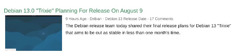 V2EX-最热主题下个月 Debian 13 发布，可以来一波更新#v2exwuruxu:source