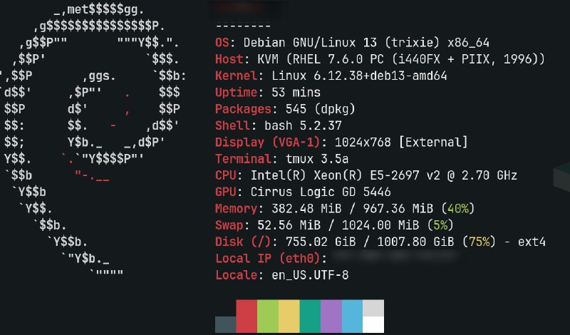 V2EX-最热主题服务器已经升级到 Debian 13 了#v2exarchliinux:目前完美运行source