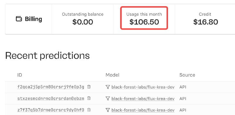 V2EX-最热主题开发了一个 ai 生成图片的免费网站，目前已经赔了 100$以上，我应该怎么办？tianlelyd:八月初，看到 flux 和 krea 合作上线了新模型 flex1-krea ，自已尝试了一下觉得效果还不错，就做了一个网站 